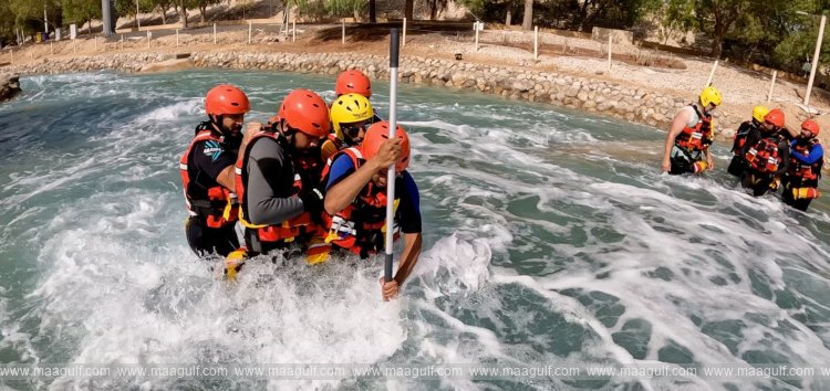 Dubai Police Trains SANID Volunteers in Swiftwater Recuse