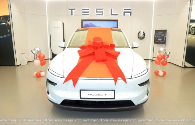 భారతదేశంలో తొలి టెస్లా కారు డెలివరీ