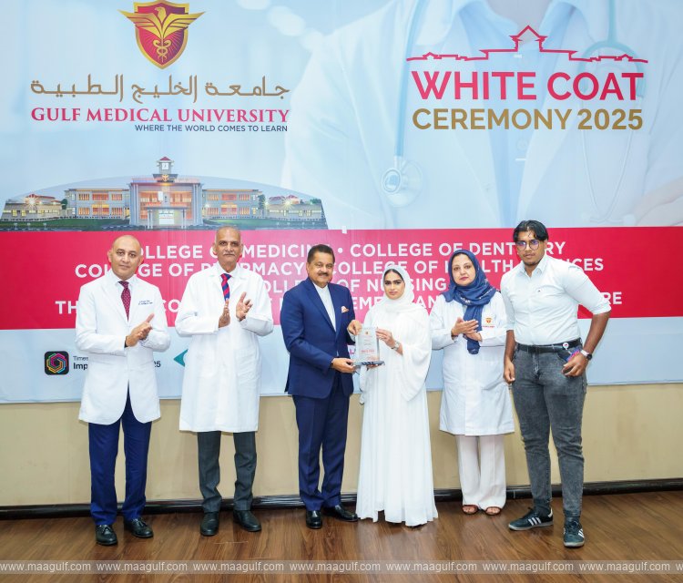 Gulf Medical University welcomes 1,189 future healthcare professionals at the White Coat Ceremony 2025