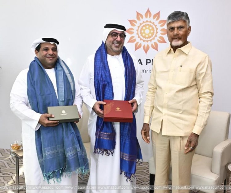 1 అబుదాబీ పారిశ్రామిక వేత్తలతో వరుస భేటీల్లో సీఎం చంద్రబాబు