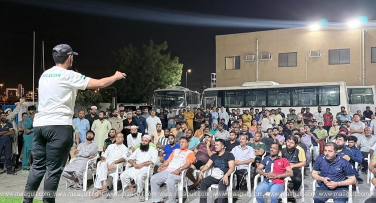 Dubai Police raise Awareness of 300 Workers about Security and Traffic Matters