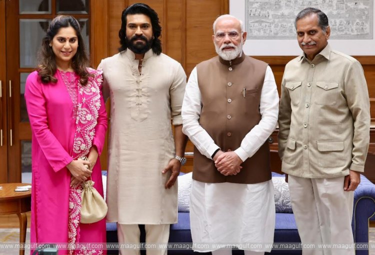 Ram Charan Meets PM Modi After Archery Premier League Success