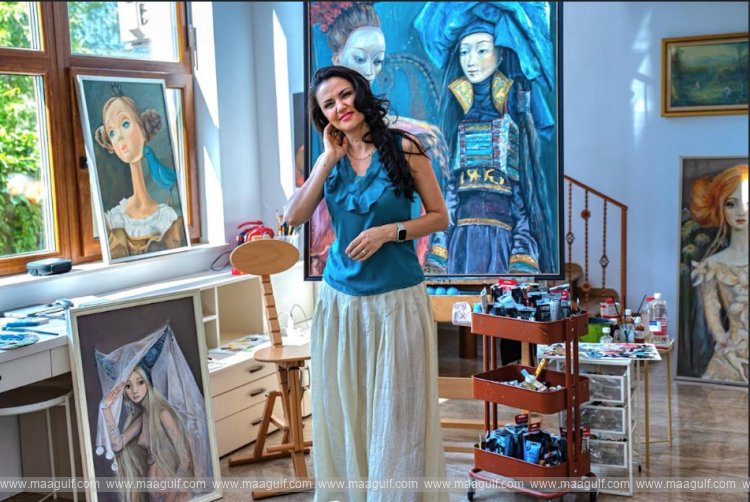 Romanian Artist Carmen Olteanu Unveils \'The Bridge of Emotions\' in Abu Dhabi