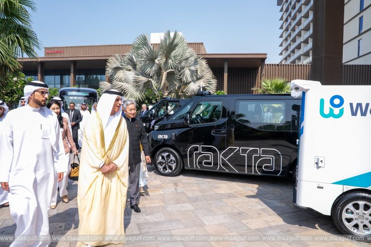Saud bin Saqr witnesses launch of autonomous bus trial in Ras Al Khaimah