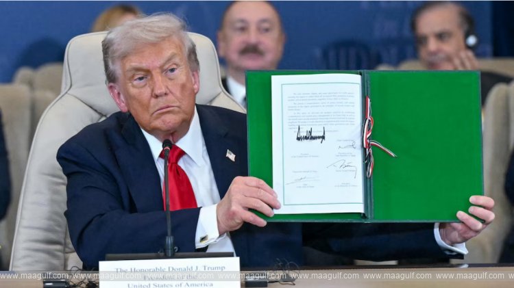 Trump, world leaders sign Gaza peace accord at Egypt summit