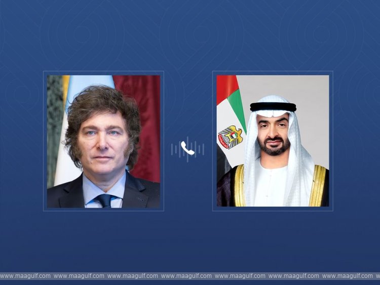 UAE, Argentine Presidents discuss bilateral ties