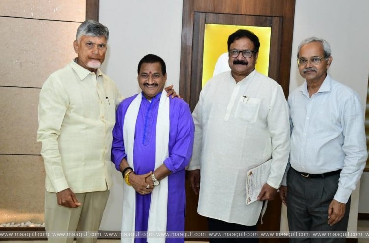 CM Chandrababu Naidu invited to attend the 3rd World Telugu Conference