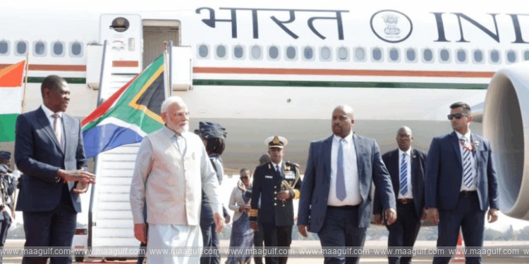 G20 సదస్సు కోసం దక్షిణాఫ్రికా చేరుకున్న ప్రధాని మోదీ…