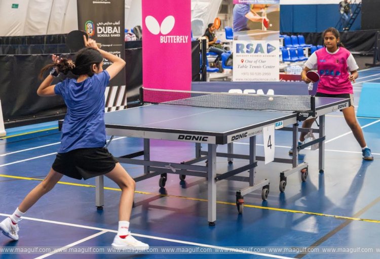 Top School Talents Shine in Table Tennis and Golf at MIDEA Dubai Schools Games