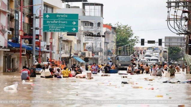 థాయ్ లాండ్ లో వర్ష బీభత్సం..145 మంది మృతి