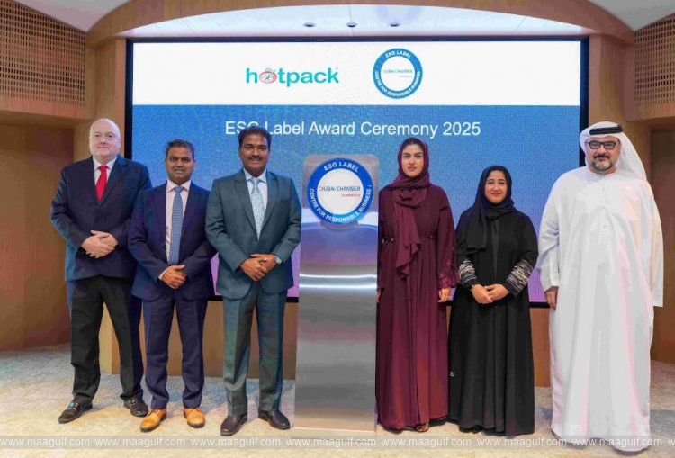 Hotpack wins Dubai Chamber ESG Label award in advanced category