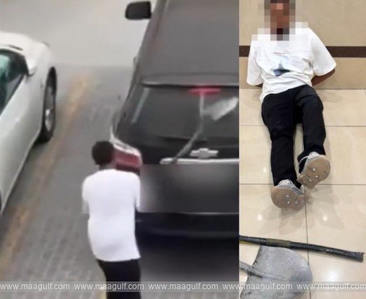 సాల్మియాలో పార్క్ చేసిన వాహనాలు ధ్వంసం..!!