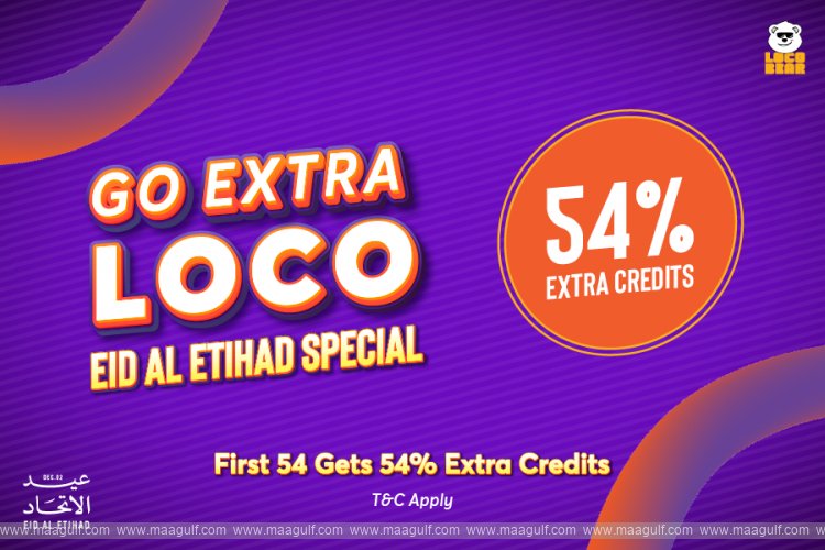 Loco Bear treats thrill-seekers with an exclusive  ‘Early Bird Offer’ this UAE National Day