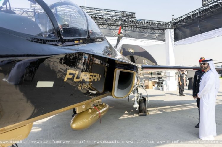 Mansoor bin Mohammed tours Dubai Airshow 2025