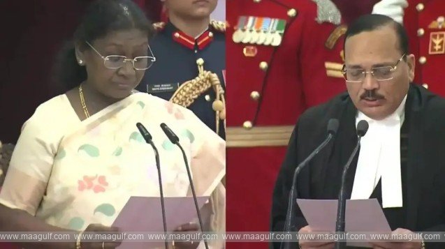 సుప్రీంకోర్టు సిజేఐగా ప్రమాణస్వీకారం చేసిన జస్టిస్‌ సూర్యకాంత్‌