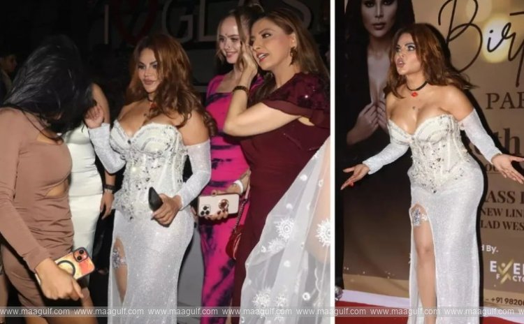 Rakhi Sawant Shines at Her Grand Birthday Bash Hosted by Eventz Factory & Glass House