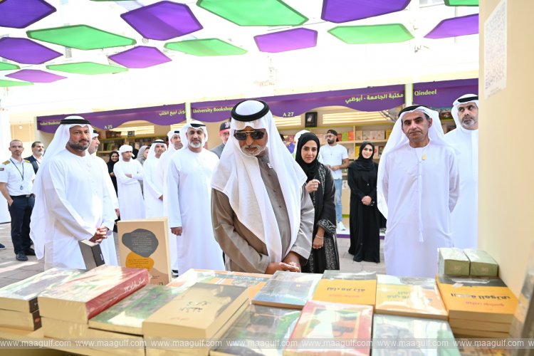 Nahyan bin Mubarak visits Al Ain Book Festival 2025