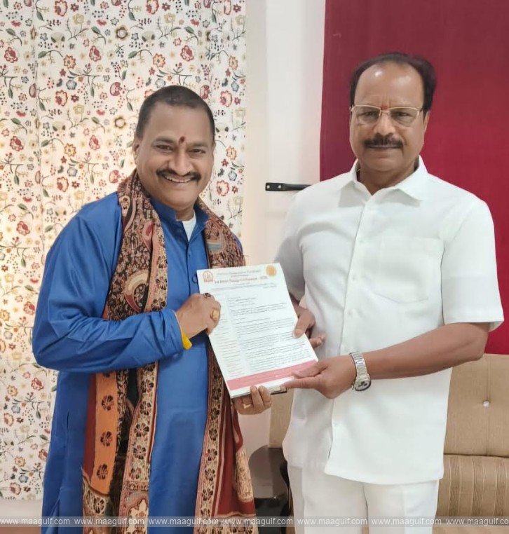 మూడవ  ప్రపంచ తెలుగు మహా సభలకు త్రిపుర గవర్నర్ కు ఆహ్వానం