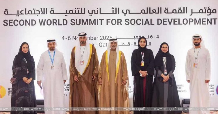 Nahyan bin Mubarak leads UAE at 2nd World Social Summit in Doha