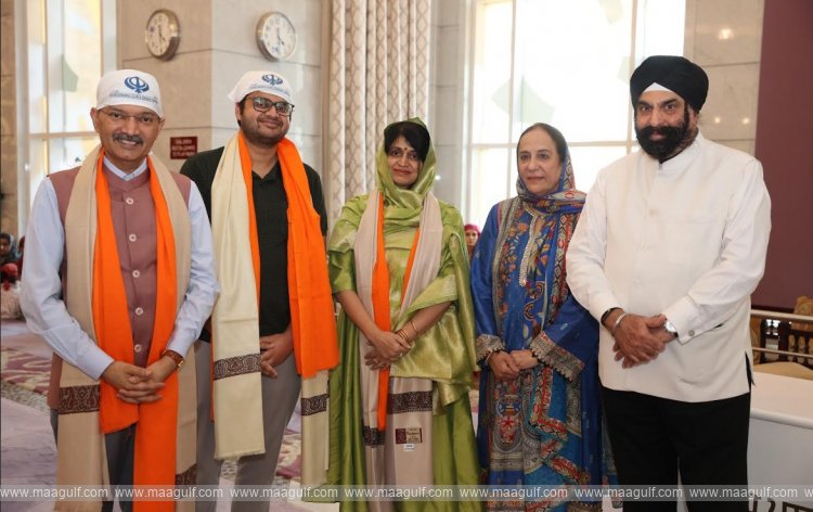 Indian Ambassador Dr. Deepak Mittal Visits Guru Nanak Darbar Gurudwara in Dubai