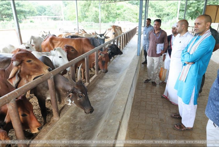 TTD EO inspects SV cow shelter