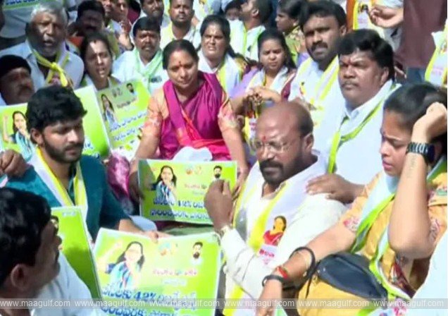 తెలంగాణ జాగృతి అధ్యక్షురాలు కవిత అరెస్ట్..