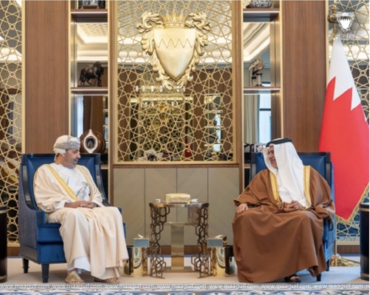 HRH Crown Prince And Prime Minister Meets With Omani Interior Minister