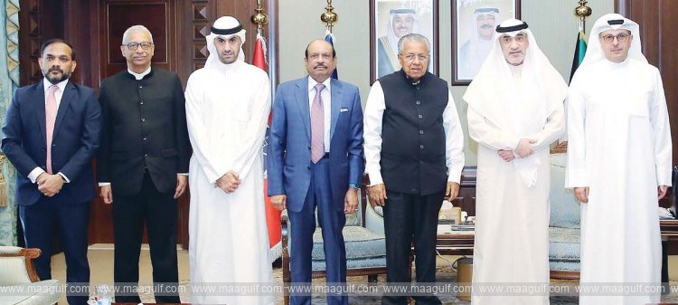 Kuwait Deputy Minister receives Kerala Chief Minister
