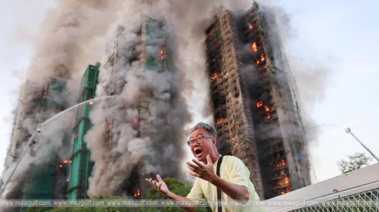 హాంకాంగ్‌లో ఘోర అగ్ని ప్రమాదం..13 మంది సజీవదహనం..