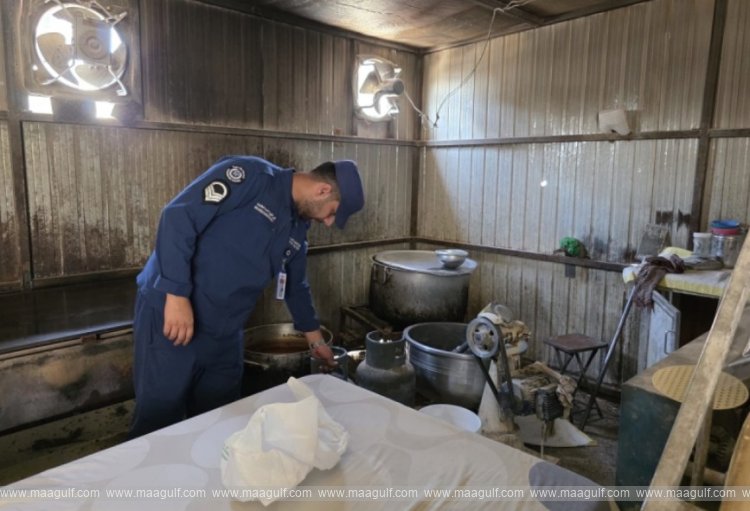 Kuwait Fire Force Shuts Down, Warns 146 Violating Commercial Facilities in Jleeb Al-Shuyoukh.