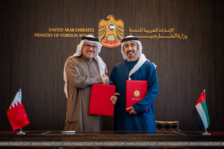 Abdullah bin Zayed, Bahraini Foreign Minister co-chair Joint Committee Meeting