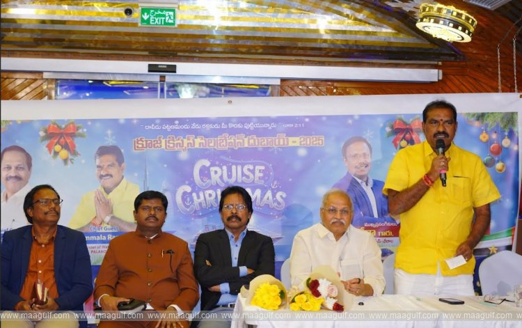 Expatriate Telugus celebrate Christmas in Dubai with a grand cruise