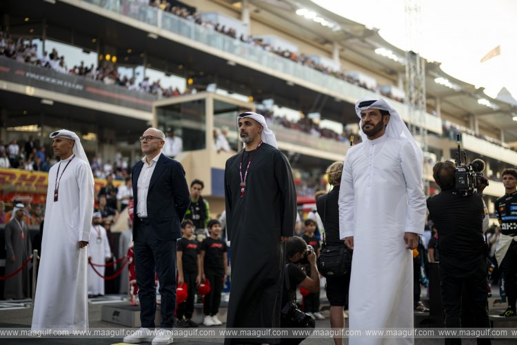 Crown Prince of Abu Dhabi attends Formula 1 World season finale