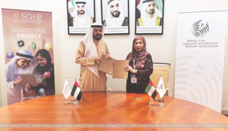 UAE Journalists Association, Emirates Safer Internet Society Sign Pact to Promote Safe Digital Culture