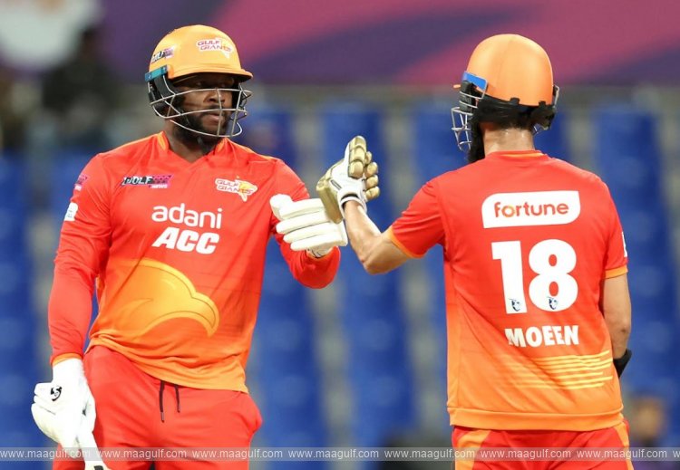 Pooran, Waseem put MI Emirates’ in playoffs after an emphatic eight-wicket win over Gulf Giants