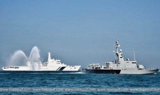 Kuwait-Navy-Patrol-Boat-Garoh-Indian-Ship-Conduct-Joint-Drill