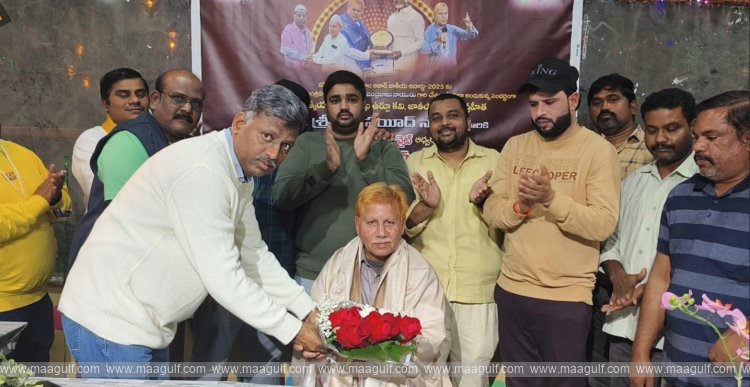 మౌలానా అబుల్ కలాం అజాద్ అవార్డు గ్రహీత సయ్యద్ నాజర్‌కు ఘన అభినందన సభ