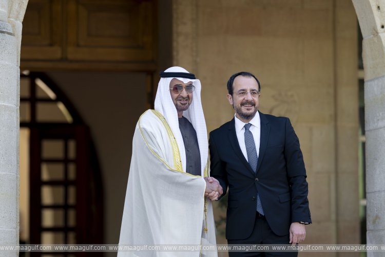 UAE President receives official welcome at Presidential Palace in Nicosia