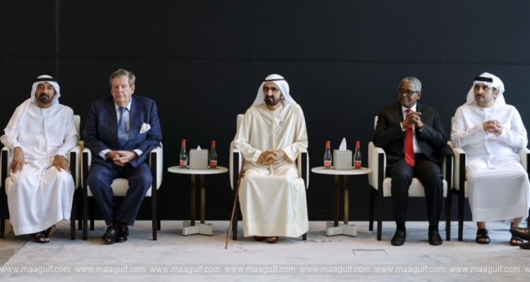 Sheikh Mohammed meets with delegation of leading African business, philanthropic leaders