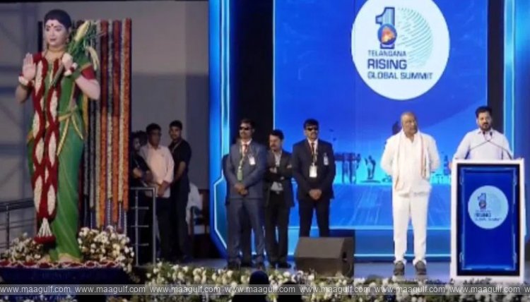 తెలంగాణ తల్లి విగ్రహాలను ఆవిష్కరించిన సీఎం రేవంత్ రెడ్డి..