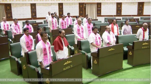 కొన్ని నిమిషాలు మాత్రమే అసెంబ్లీ లో ఉన్న కేసీఆర్