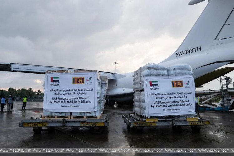UAE dispatches seventh aid aircraft to support Sri Lanka flood victims