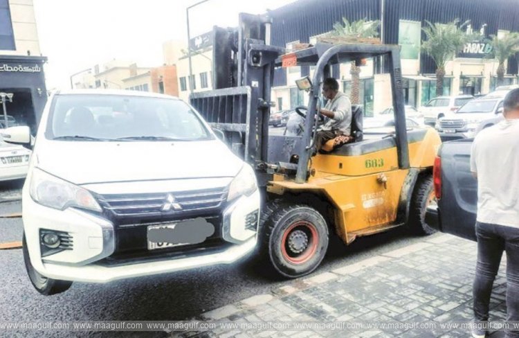 ముబారక్ అల్-కబీర్‌లో వాహనాలు స్వాధీనం..!!