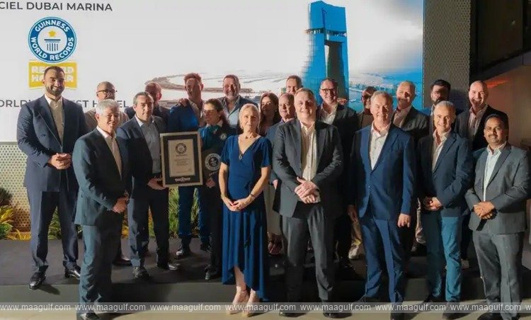 Ciel Dubai Marina Named World’s Tallest Hotel by Guinness World Records™