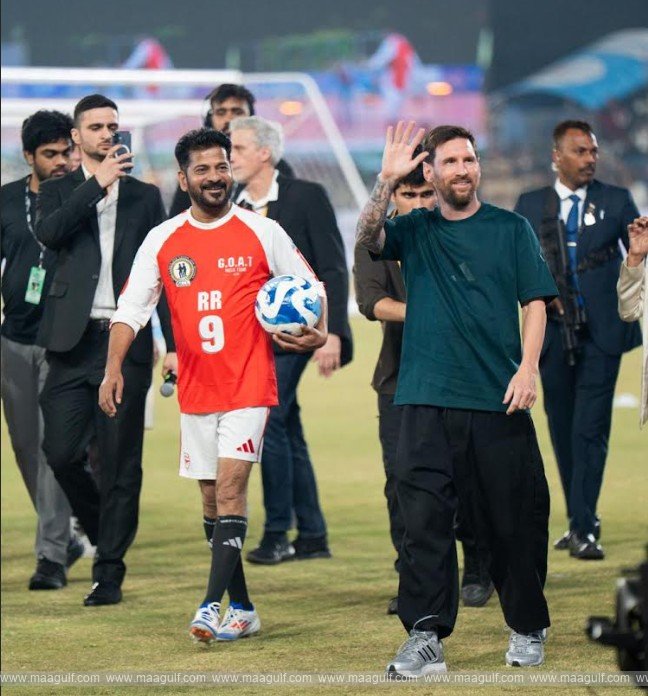 CM Revanth Reddy\'s team scores a huge victory over Lionel Messi\'s team
