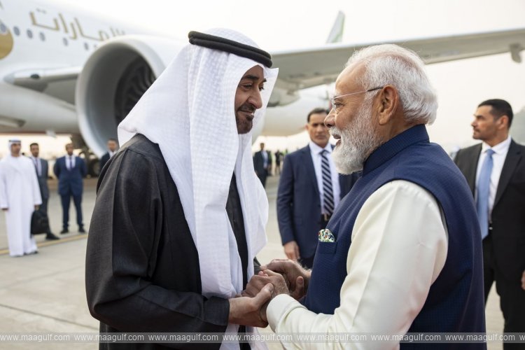 UAE President Sheikh Mohammed bin Zayed Al Nahyan arrived in India