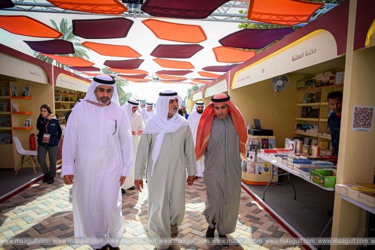 Nahyan bin Mubarak visits Al Dhafra Book Festival 2026