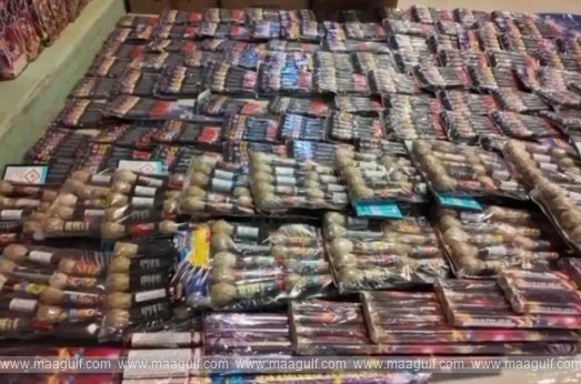 కువైట్ లో ఇల్లీగల్ ఫైర్ వర్క్స్ స్టాక్ సీజ్..!!