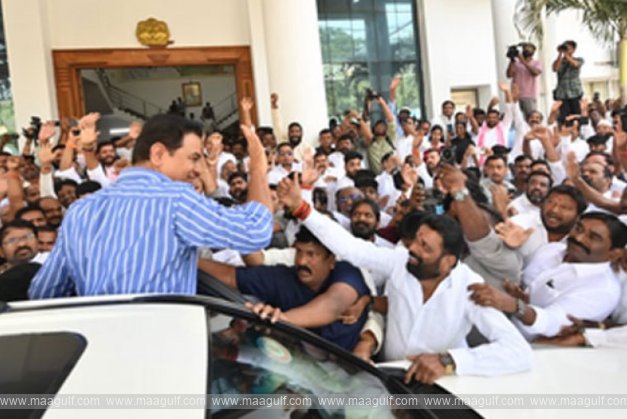 కేటీఆర్ విచారణ..జూబ్లీహిల్స్ PS వద్ద ఉద్రిక్తత