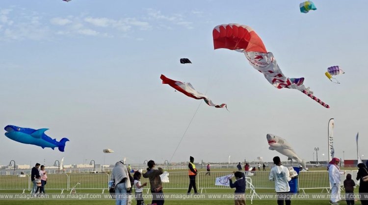 ఓల్డ్ దోహా పోర్ట్ లో అలరించిన కైట్ ఫెస్టివల్..!!